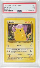 V1797: 2000: Pikachu: 87/130: Base 2: Game: PSA: 7: NM: 102261287